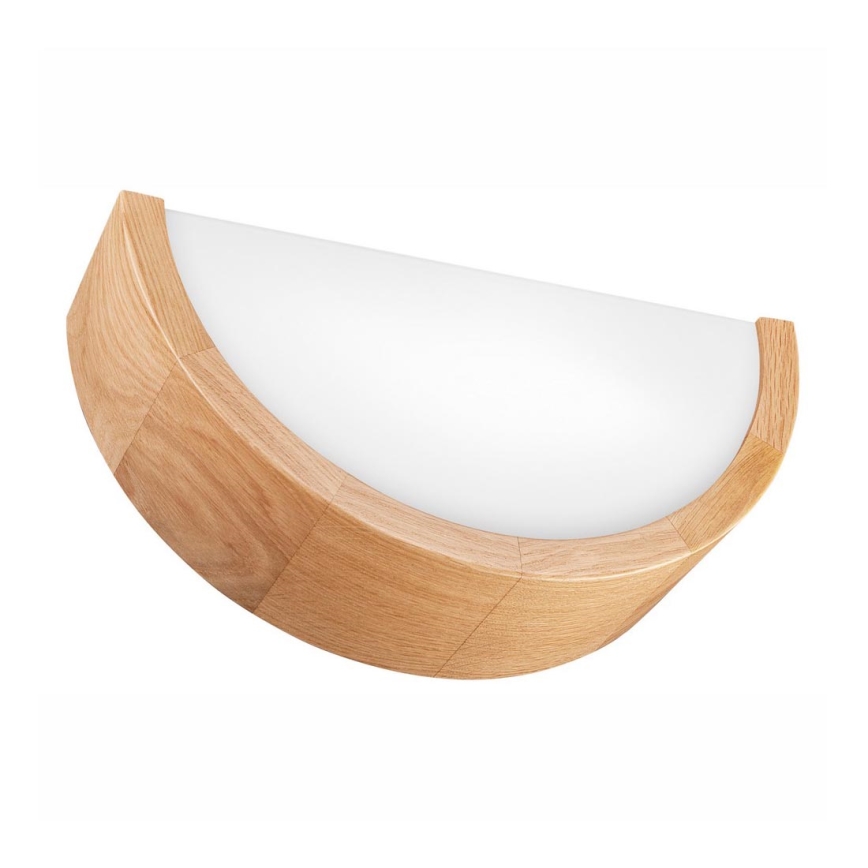 Sienas lampa OAK 1xE27/60W/230V ozols