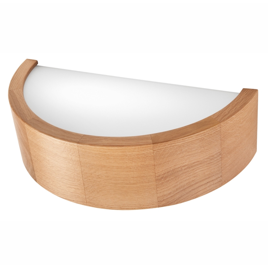 Sienas lampa OAK 1xE27/60W/230V ozols