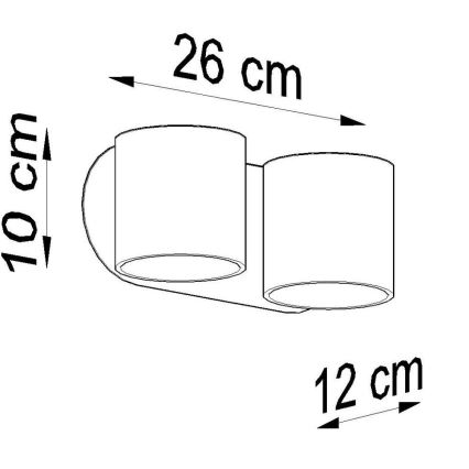 Sienas lampa ORBIS 2xG9/40W/230V