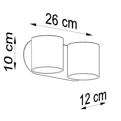 Sienas lampa ORBIS 2xG9/40W/230V