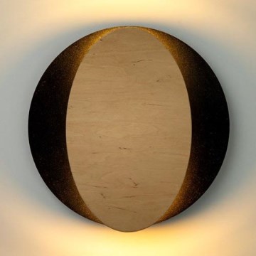 Sienas lampa OVO 2xG9/12W/230V melna/brūna