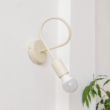 Sienas lampa OXFORD 1xE27/15W/230V krēmkrāsā