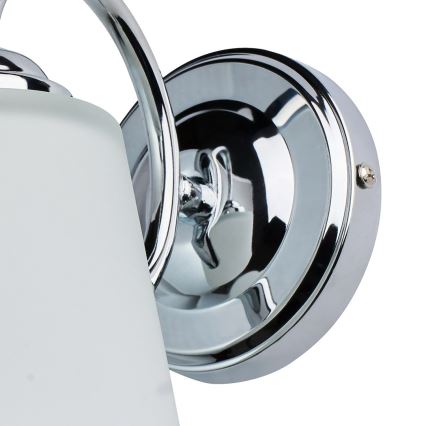 Sienas lampa PAFOS 1xE27/15W/230V spīdīgs hroms