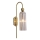 Sienas lampa PIEGA 1xE14/40W/230V, misiņa apdare / dūmakaina bēša