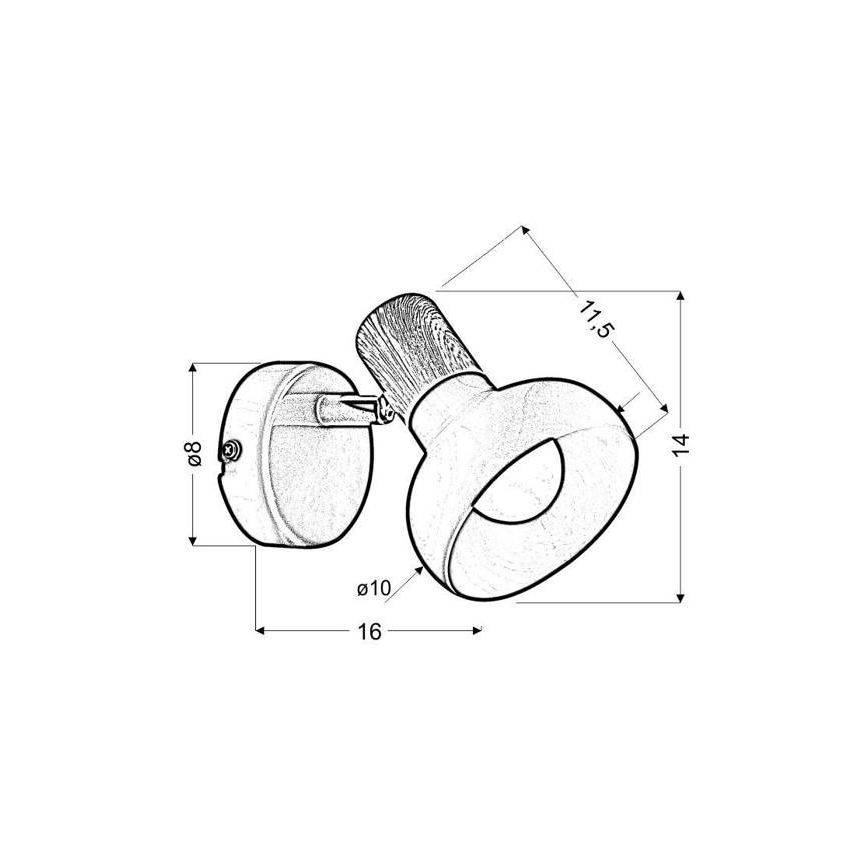 Sienas lampa PUERTO 1xE14/40W/230V