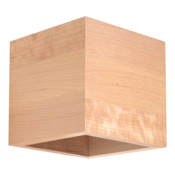 Sienas lampa QUAD 1xG9/40W/230V Bērzs/dižskābardis