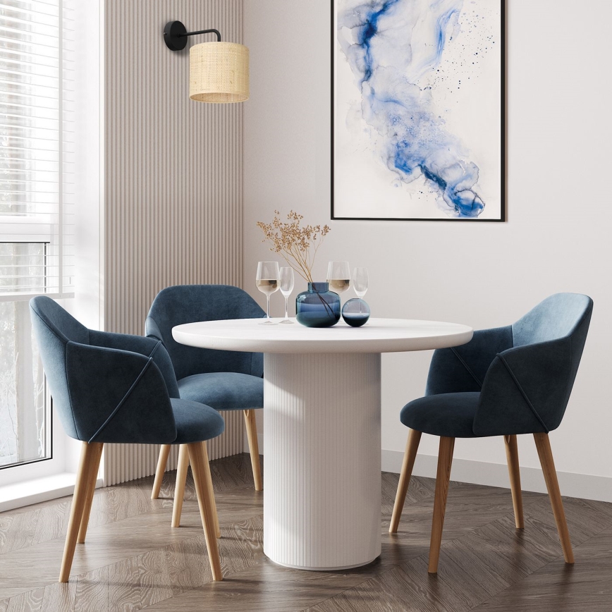 Sienas lampa RATTAN 1xE27/60W/230V rotanga