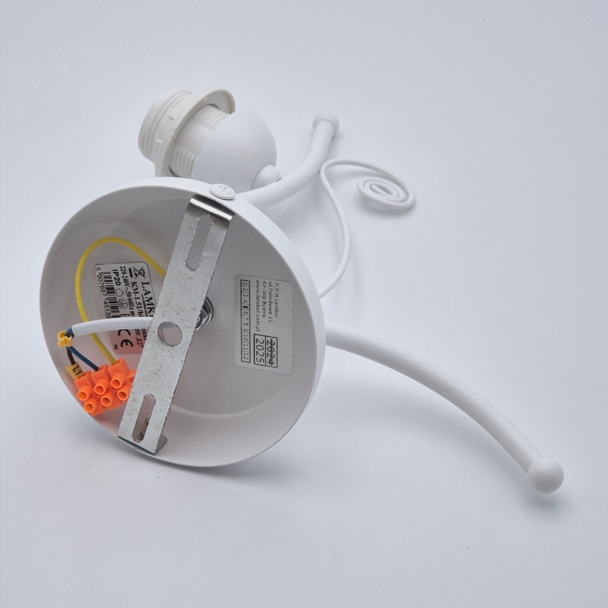 Sienas lampa RETRO II 1xE27/60W/230V balta