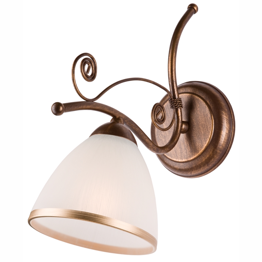 Sienas lampa RETRO II 1xE27/60W/230V bronzas patina