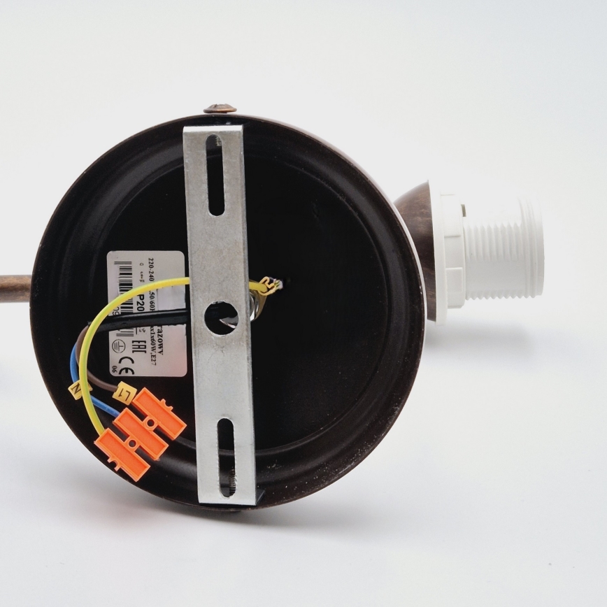 Sienas lampa RETRO II 1xE27/60W/230V bronzas patina