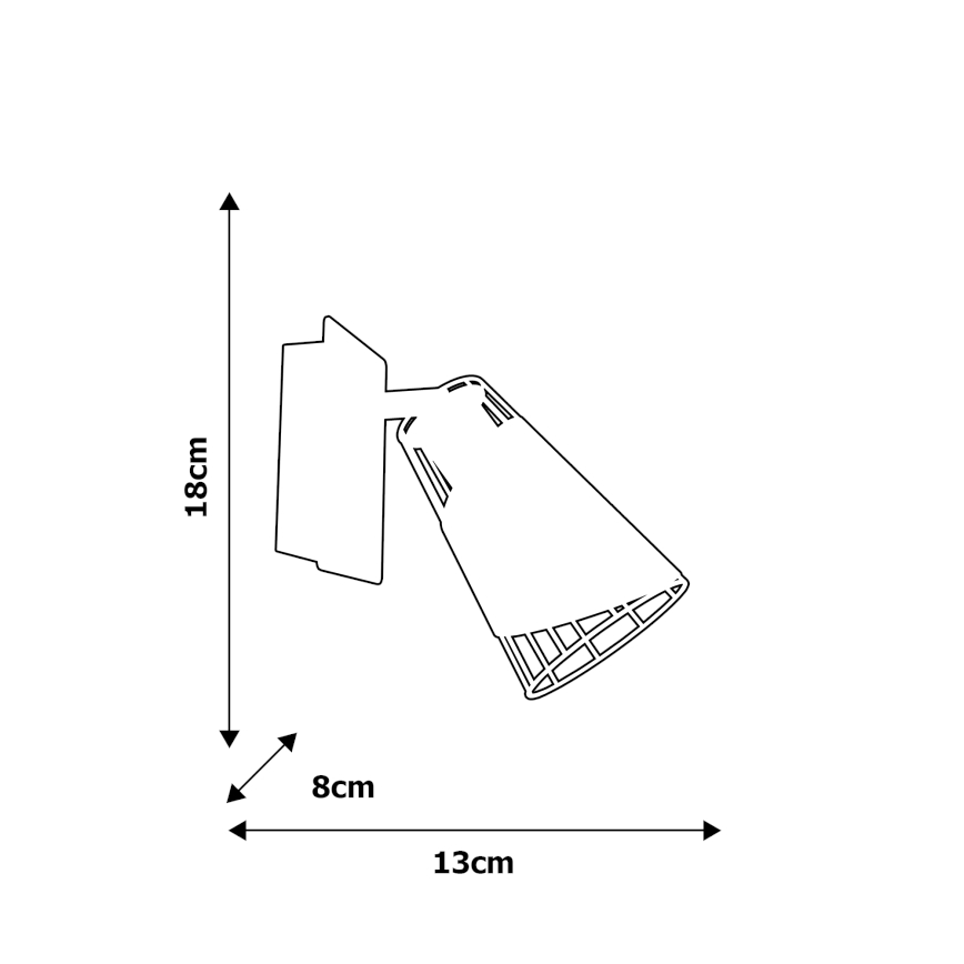Sienas lampa RICK 1xE14/40W/230V