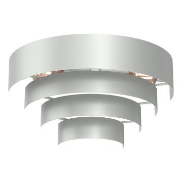 Sienas lampa RINGS 2xE27/15W/230V spīdīgi hromēts