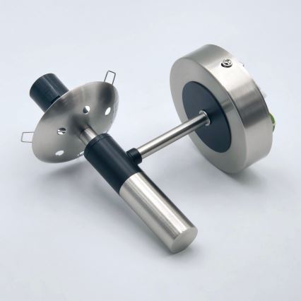 Sienas lampa ROLLO 1xE14/5W/230V matēts hroms/dūmakains