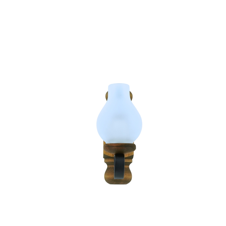 Sienas lampa RUSTIC 1xE14/40W/230V dižskābardis - FSC sertificēts