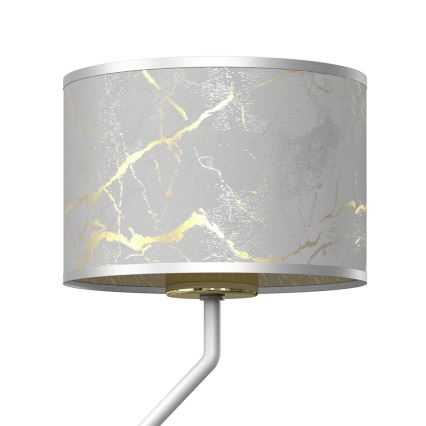 Sienas lampa SENSO 1xE27/40W/230V + 1xGU10/MR11/7W balta