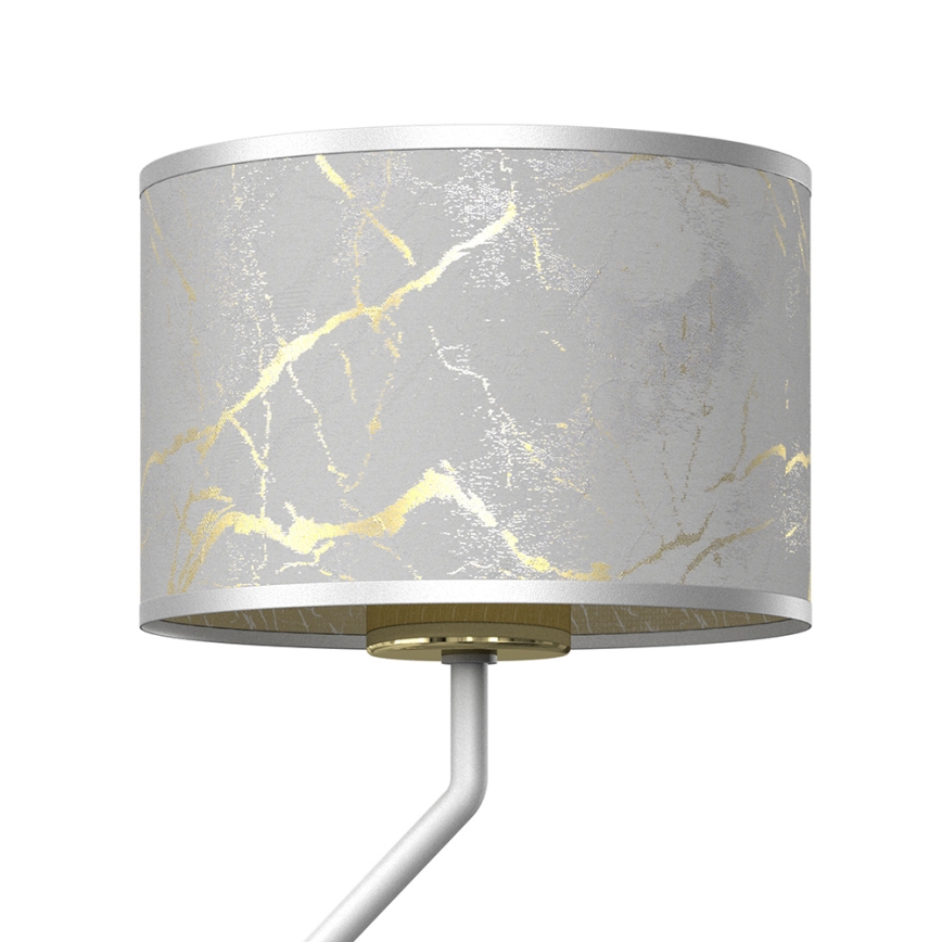 Sienas lampa SENSO 1xE27/40W/230V + 1xGU10/MR11/7W balta