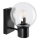 Sienas lampa SFERIO 1xE14/5W/230V melna/caurspīdīga
