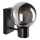 Sienas lampa SFERIO 1xE14/5W/230V melna/dūmakaina melna