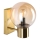 Sienas lampa SFERIO 1xE14/5W/230V misiņš/dūmaina bēša