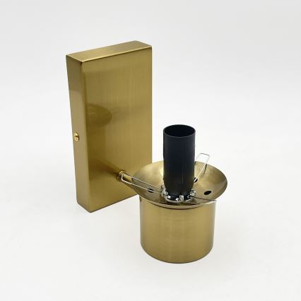 Sienas lampa SFERIO 1xE14/5W/230V misiņš/dūmaina bēša