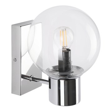 Sienas lampa SFERIO 1xE14/5W/230V spīdīgs hroms/caurspīdīgs