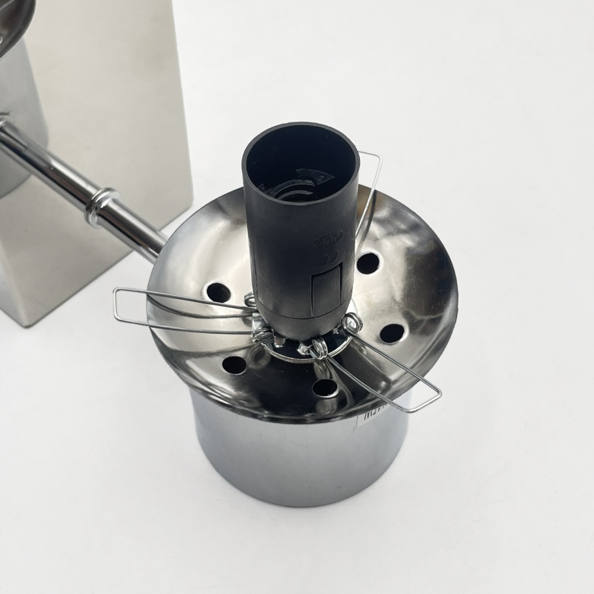 Sienas lampa SFERIO 1xE14/5W/230V spīdīgs hroms/caurspīdīgs