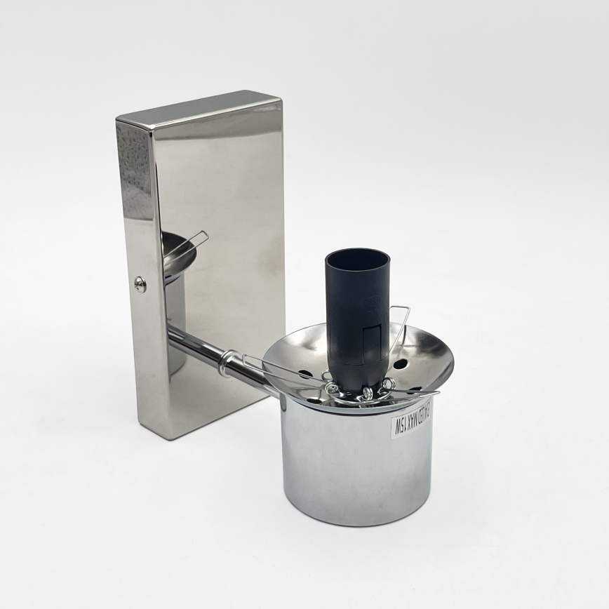 Sienas lampa SFERIO 1xE14/5W/230V spīdīgs hroms/caurspīdīgs