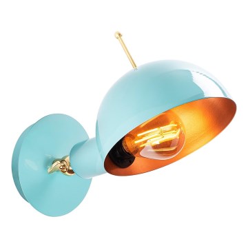 Sienas lampa SIVANI 1xE27/40W/230V zila