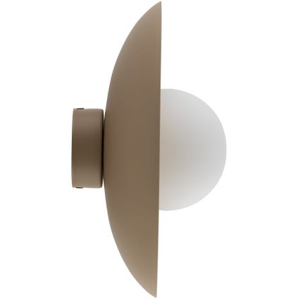 Sienas lampa SLATE 1xG9/8W/230V d. 28 cm bēša