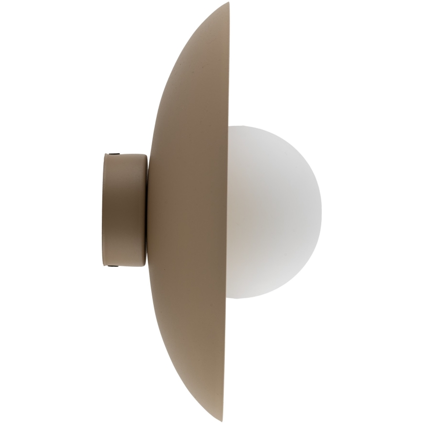 Sienas lampa SLATE 1xG9/8W/230V d. 28 cm bēša