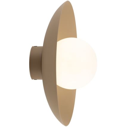 Sienas lampa SLATE 1xG9/8W/230V d. 28 cm bēša