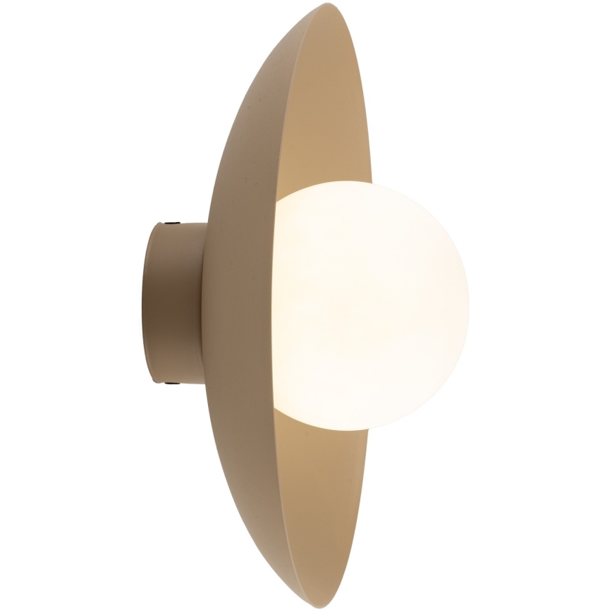 Sienas lampa SLATE 1xG9/8W/230V d. 28 cm bēša