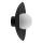 Sienas lampa SLATE 1xG9/8W/230V d. 28 cm melna