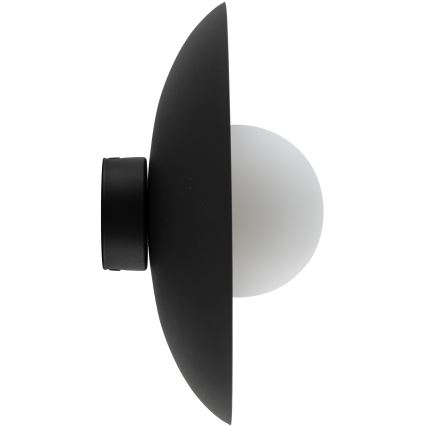 Sienas lampa SLATE 1xG9/8W/230V d. 28 cm melna