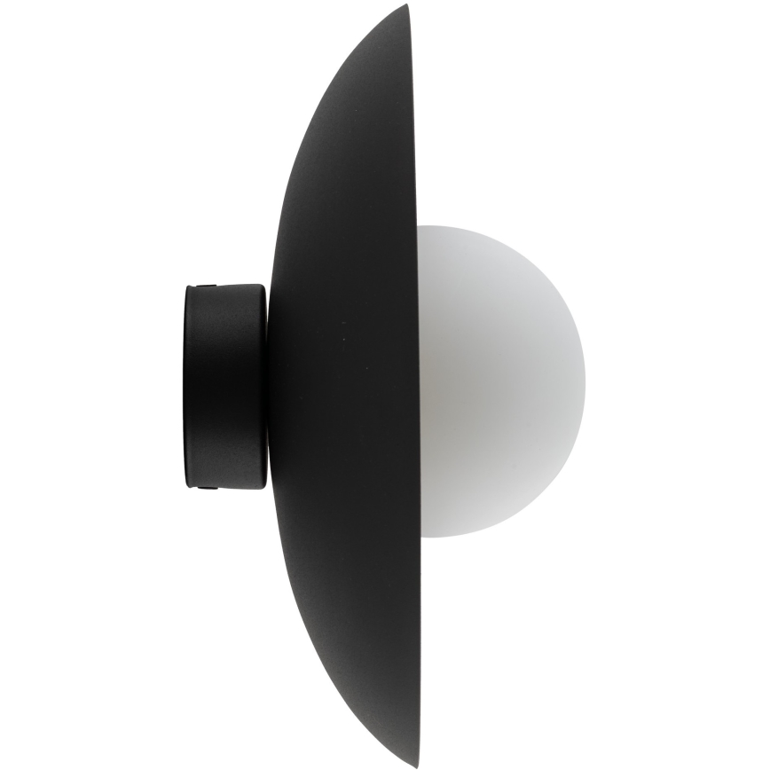 Sienas lampa SLATE 1xG9/8W/230V d. 28 cm melna