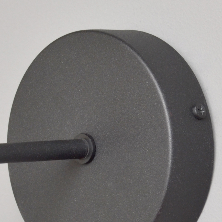 Sienas lampa SORAPIS 1xE27/15W/230V melna