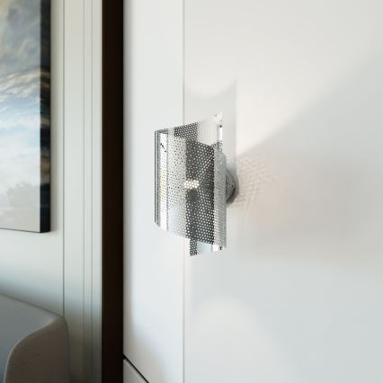 Sienas lampa SPIRAL 1xG9/8W/230V matēts hroms