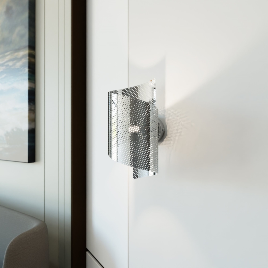 Sienas lampa SPIRAL 1xG9/8W/230V matēts hroms