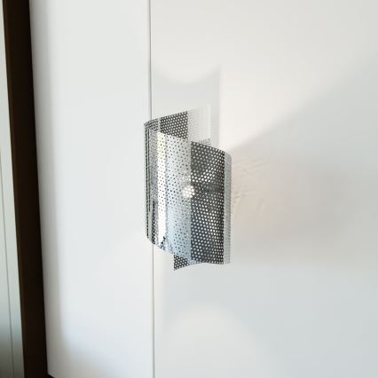 Sienas lampa SPIRAL 1xG9/8W/230V matēts hroms