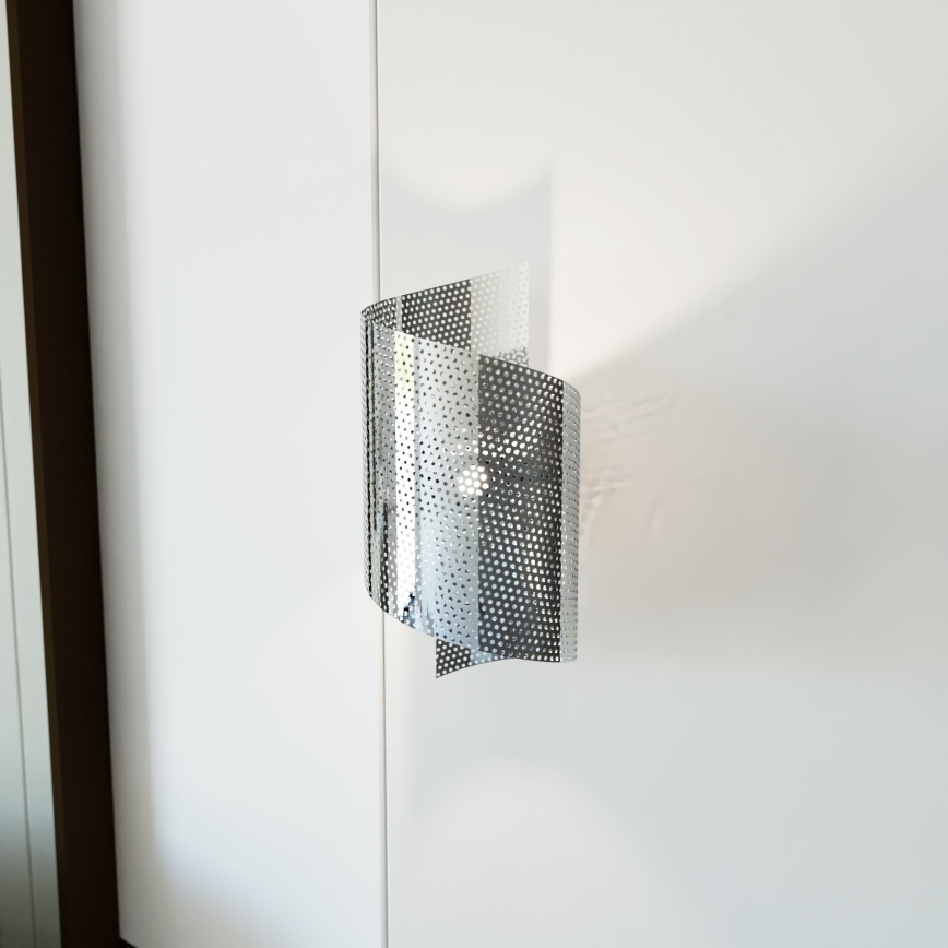 Sienas lampa SPIRAL 1xG9/8W/230V matēts hroms