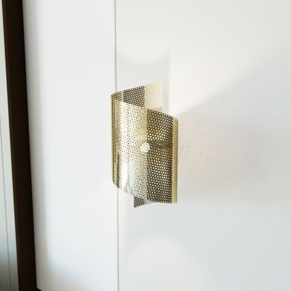Sienas lampa SPIRAL 1xG9/8W/230V zelta