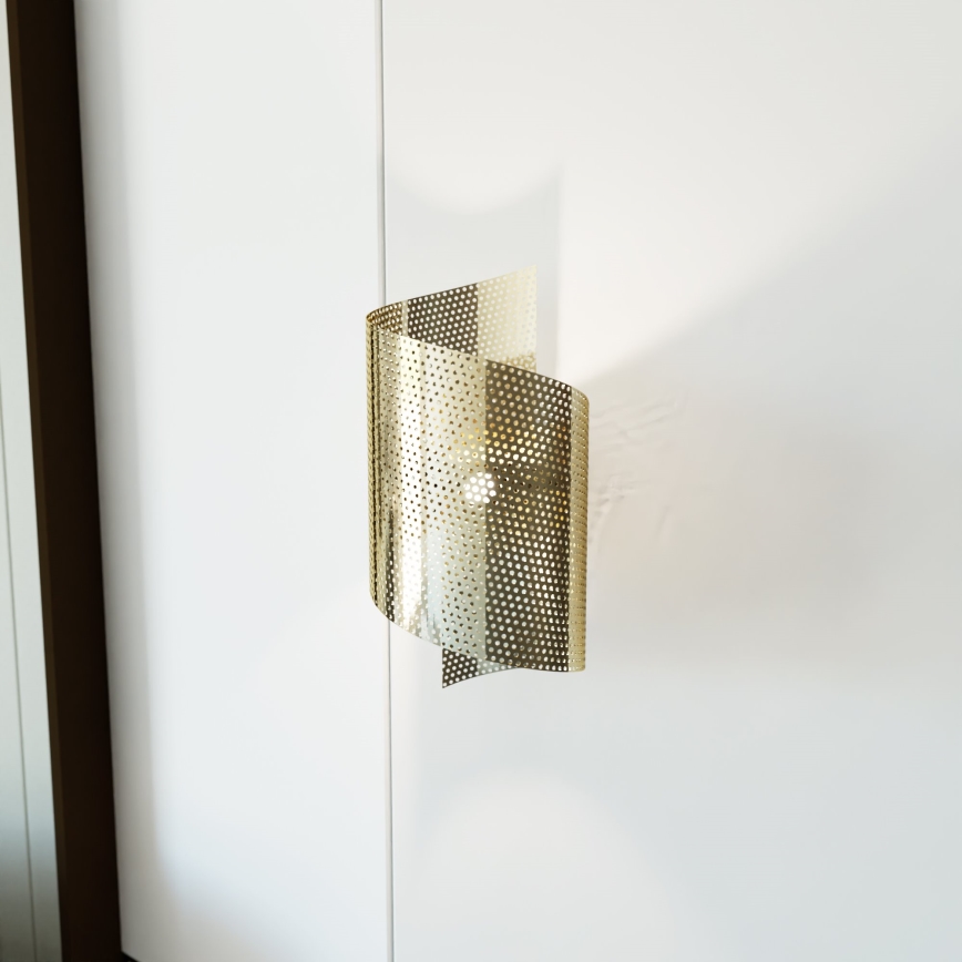Sienas lampa SPIRAL 1xG9/8W/230V zelta