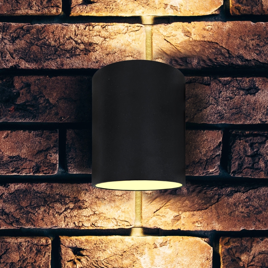 Sienas lampa SQUALLA TUBA 1xG9/50W/230V melna/zelta