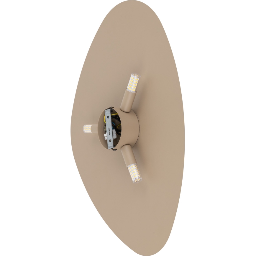 Sienas lampa STONE 3xG9/8W/230V 37x49 cm bēša