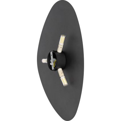 Sienas lampa STONE 3xG9/8W/230V 37x49 cm melna