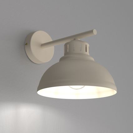 Sienas lampa SVEN 1xE27/15W/230V bēša