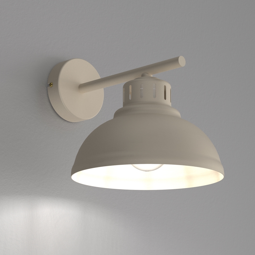 Sienas lampa SVEN 1xE27/15W/230V bēša