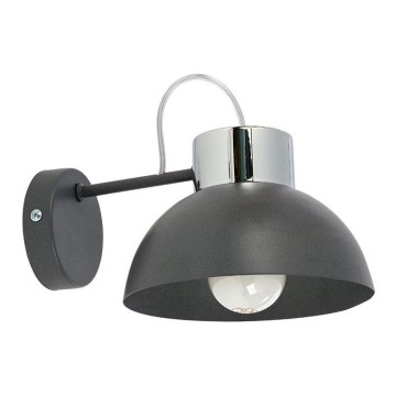 Sienas lampa TEDI 1xE27/60W/230V antracīta/spīdīgi hromēts