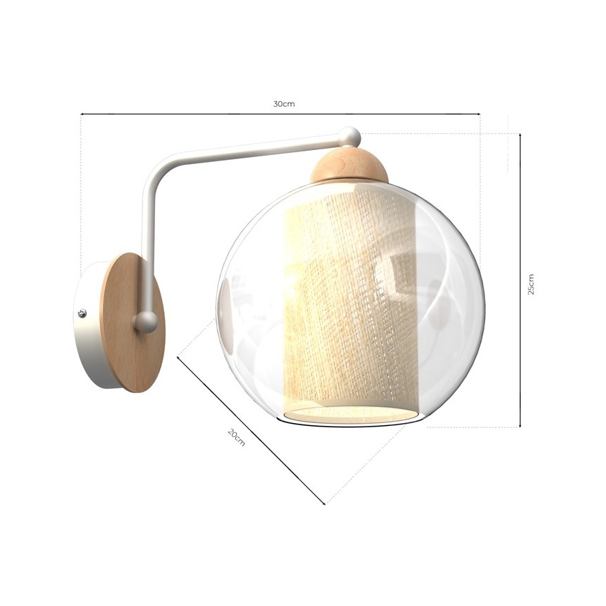 Sienas lampa TELA 1xE27/60W/230V