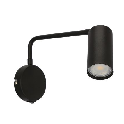 Sienas lampa TINA 1xGU10/15W/230V melna